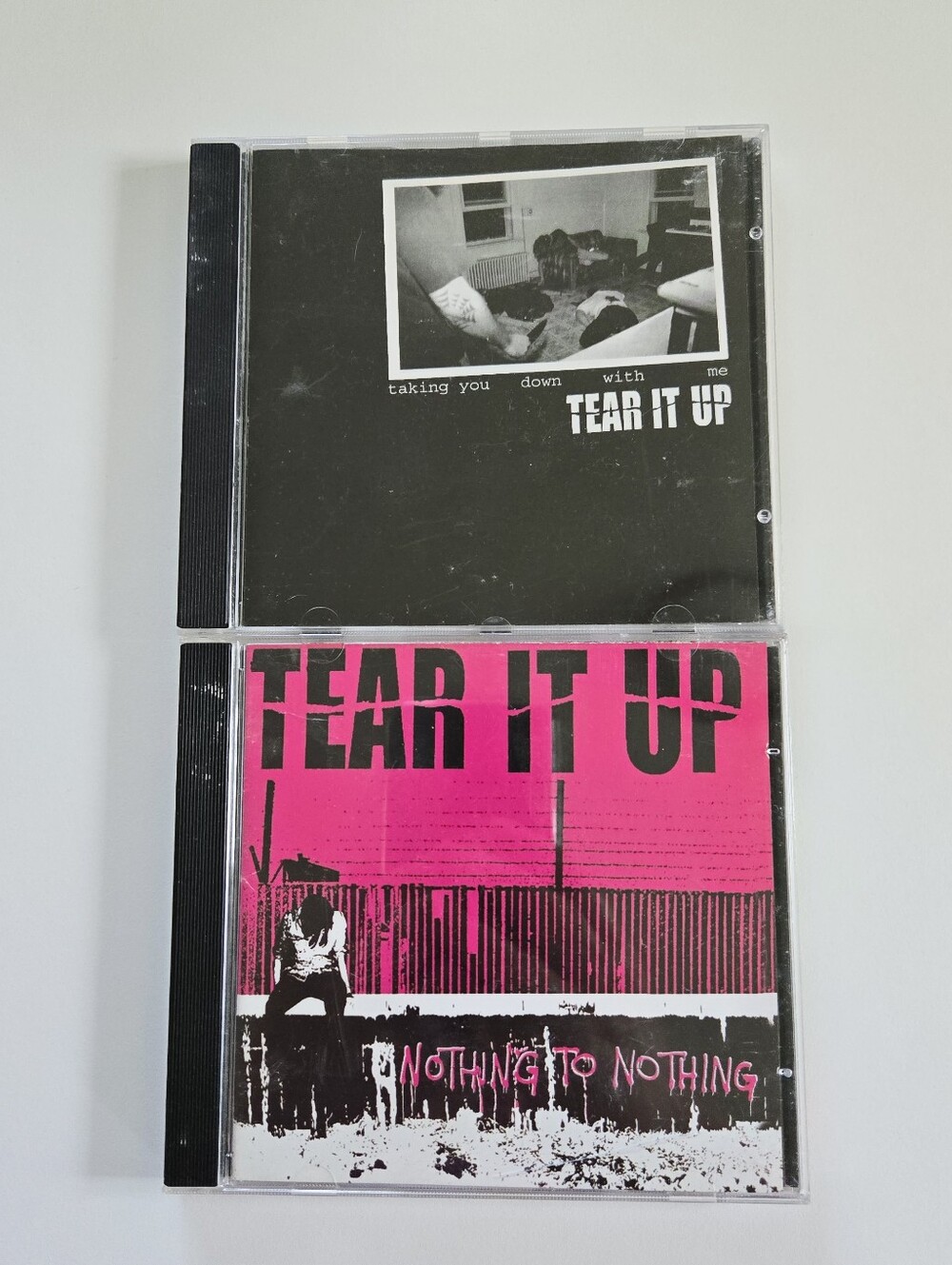 TEAR IT UP 2CDs Nothing to Nothing 2002 Taking You Down With Me 2003 HC Punk